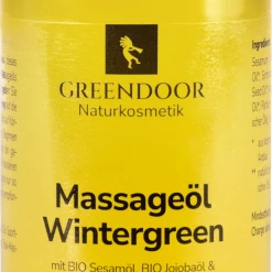 GREENDOOR Massageöl Wintergreen