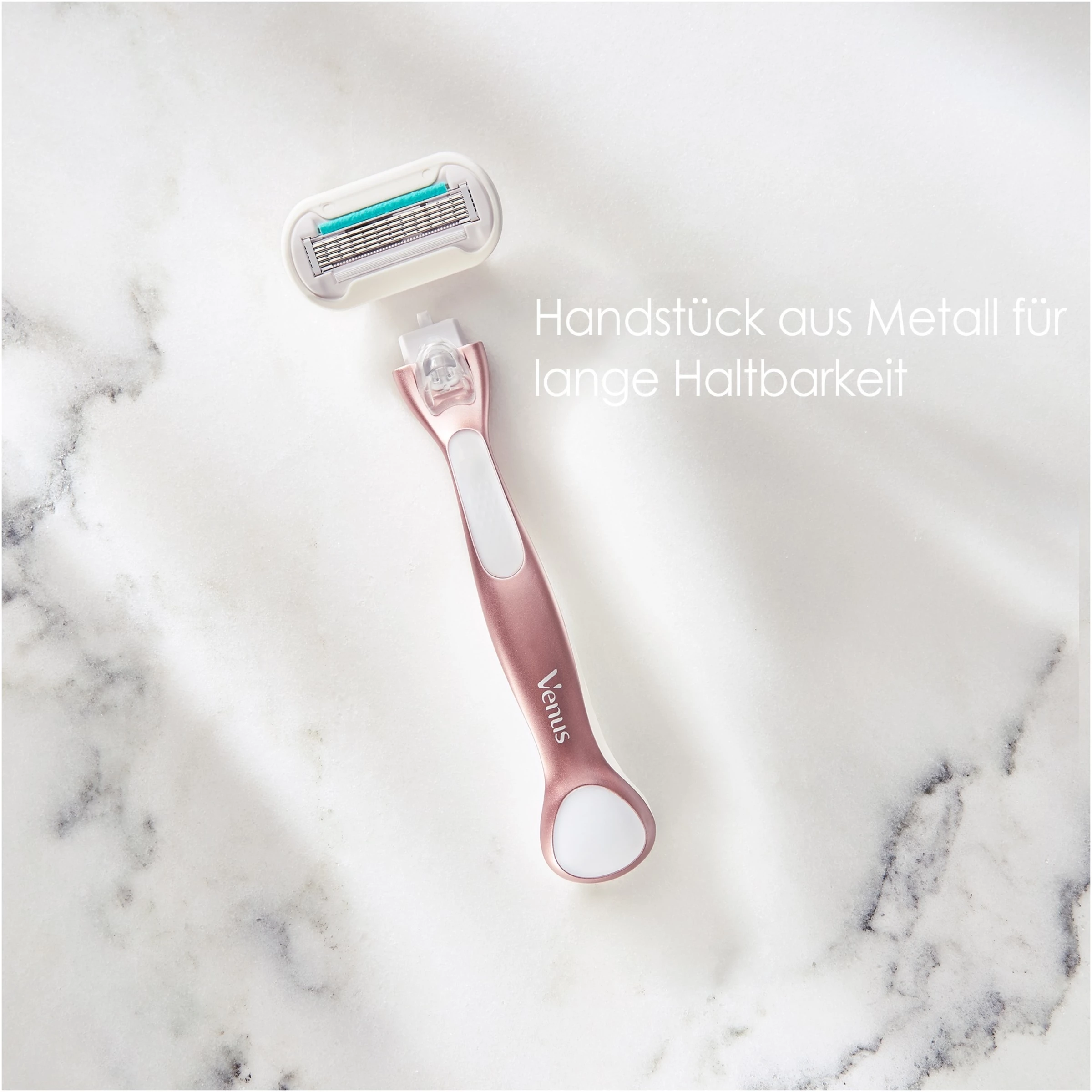 Gillette Venus Rasierer Deluxe Smooth Sensitive Rosegold Mit 3 Klingen 3 Gillette Venus Rasierer Deluxe Smooth Sensitive Rosegold Mit 3 Klingen – Bild 3