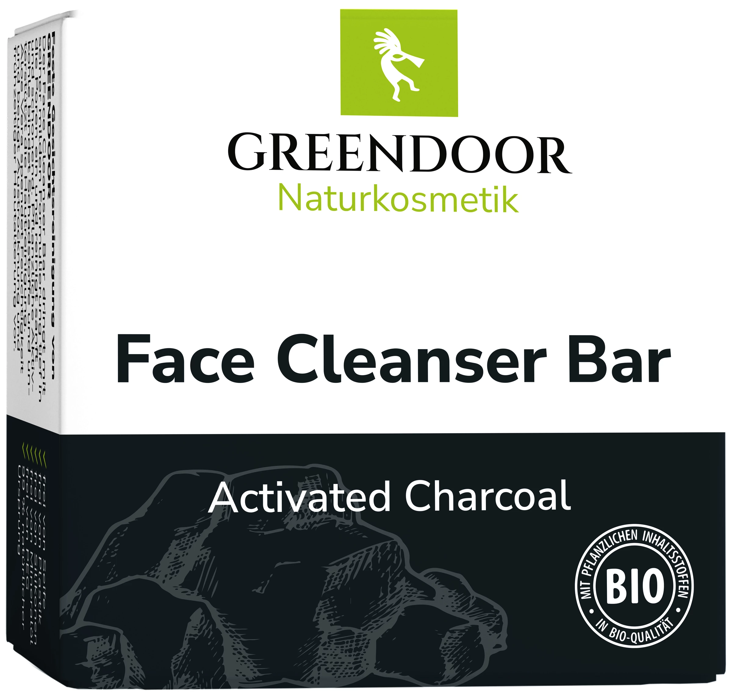 GREENDOOR Face Cleanser Bar Activated Charcoal 1 GREENDOOR Face Cleanser Bar Activated Charcoal
