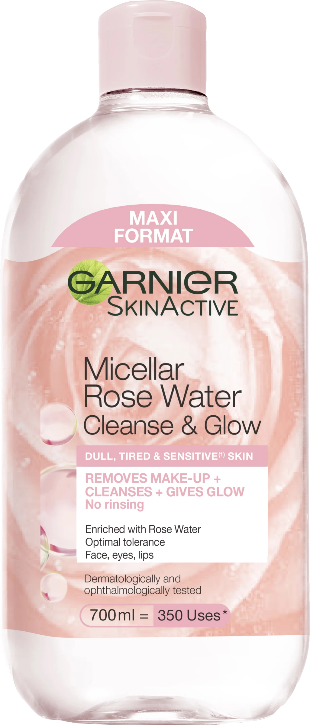 Garnier SkinActive Mizellen Reinigungswasser Rose 1 Garnier SkinActive Mizellen Reinigungswasser Rose