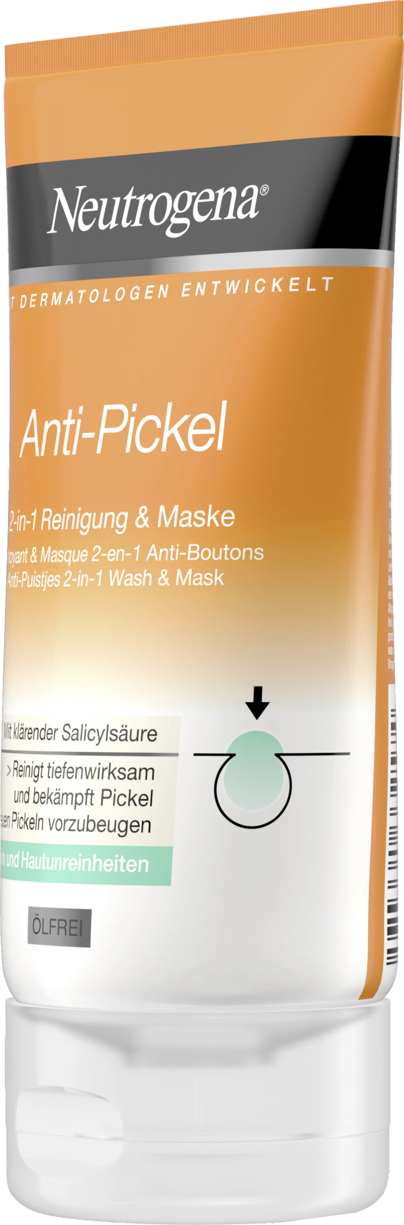 Neutrogena Anti-Pickel 2-in-1 Reinigung & Maske 2 Neutrogena Anti-Pickel 2-in-1 Reinigung & Maske – Bild 2