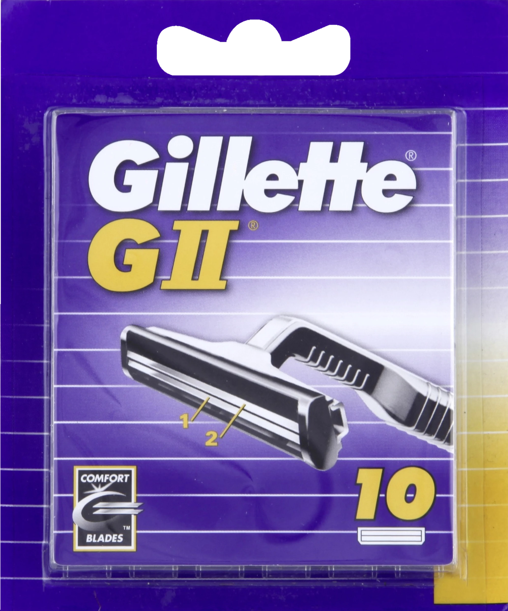 Gillette® Rasierklingen GII Doppelklingen 10-tlg. 1 Gillette® Rasierklingen GII Doppelklingen 10-tlg.