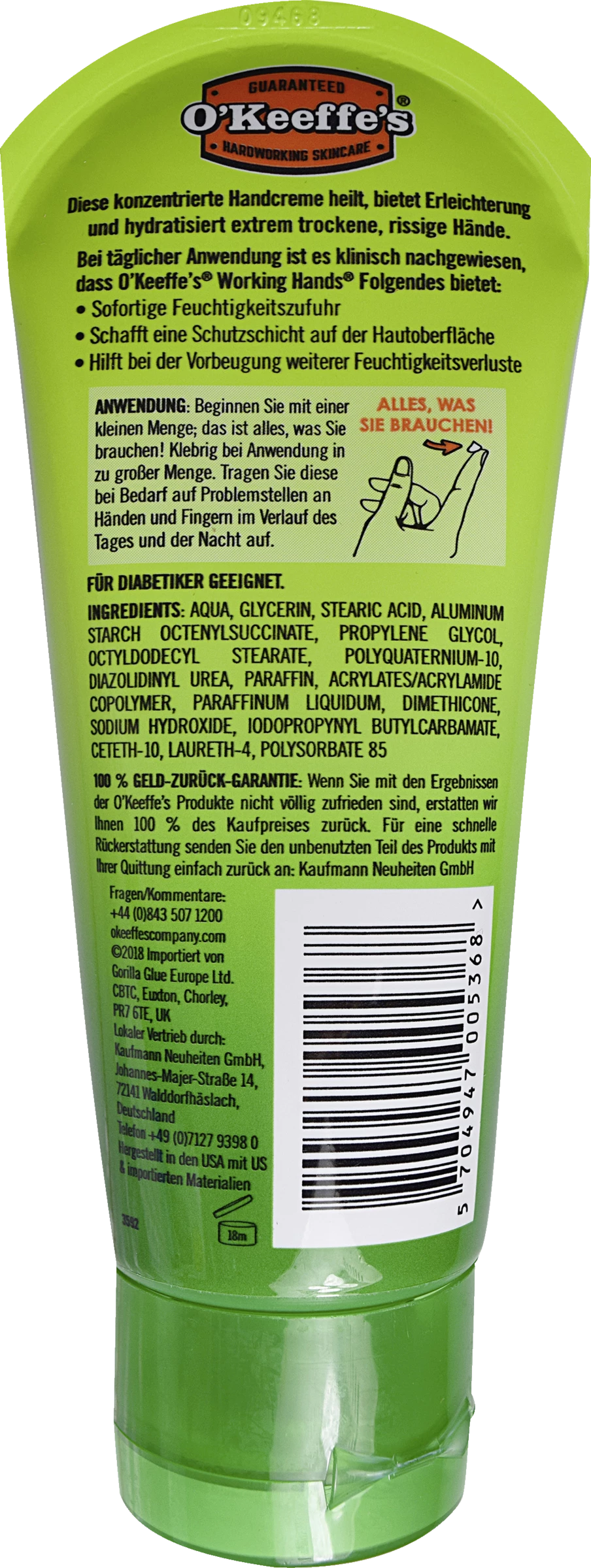 O´Keeffe´s Working Hands Handcreme 2 O´Keeffe´s Working Hands Handcreme – Bild 2