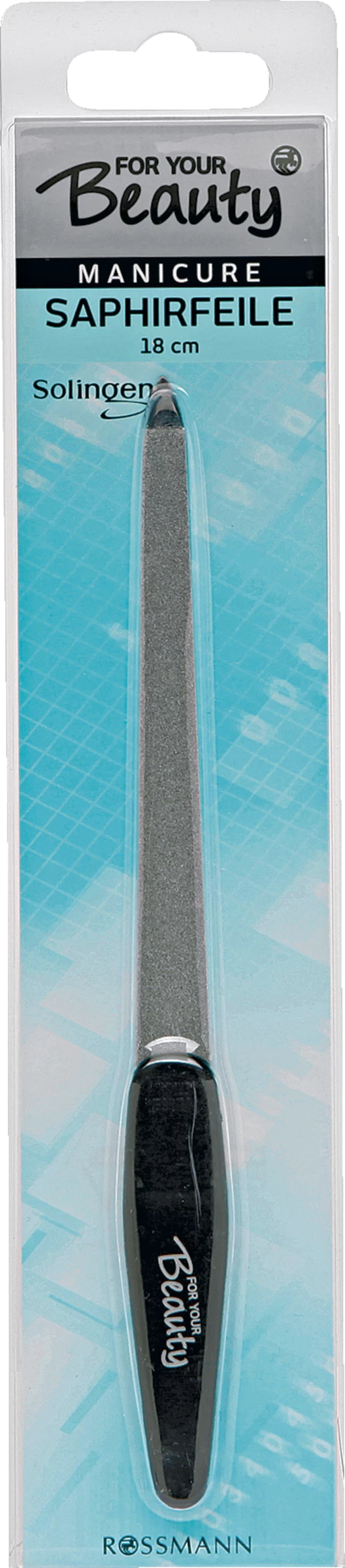 FOR YOUR Beauty Saphirfeile 18 Cm 1 FOR YOUR Beauty Saphirfeile 18 Cm