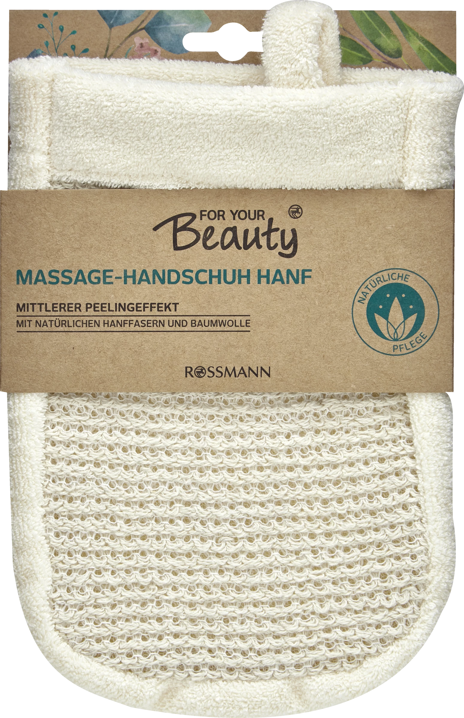 FOR YOUR Beauty Massage-Handschuh Hanf 1 FOR YOUR Beauty Massage-Handschuh Hanf