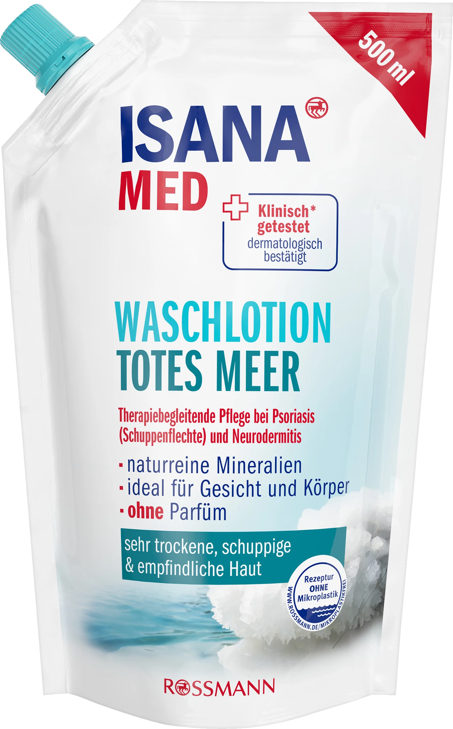 ISANA MED Waschlotion Totes Meer Nachfüllbeutel 1 ISANA MED Waschlotion Totes Meer Nachfüllbeutel