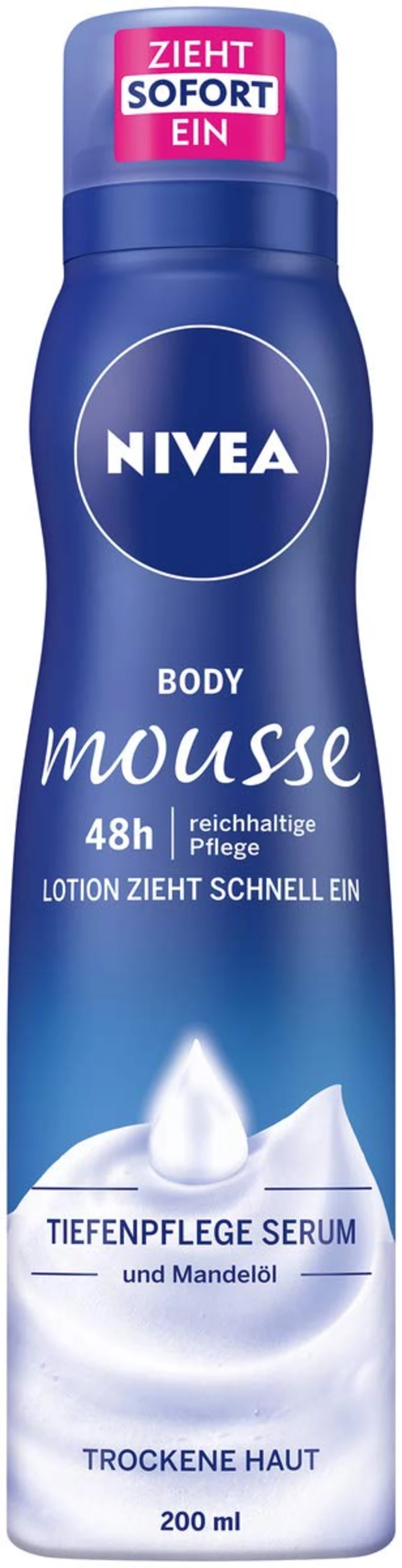 NIVEA Body Mousse Reichhaltige Pflege 1 NIVEA Body Mousse Reichhaltige Pflege