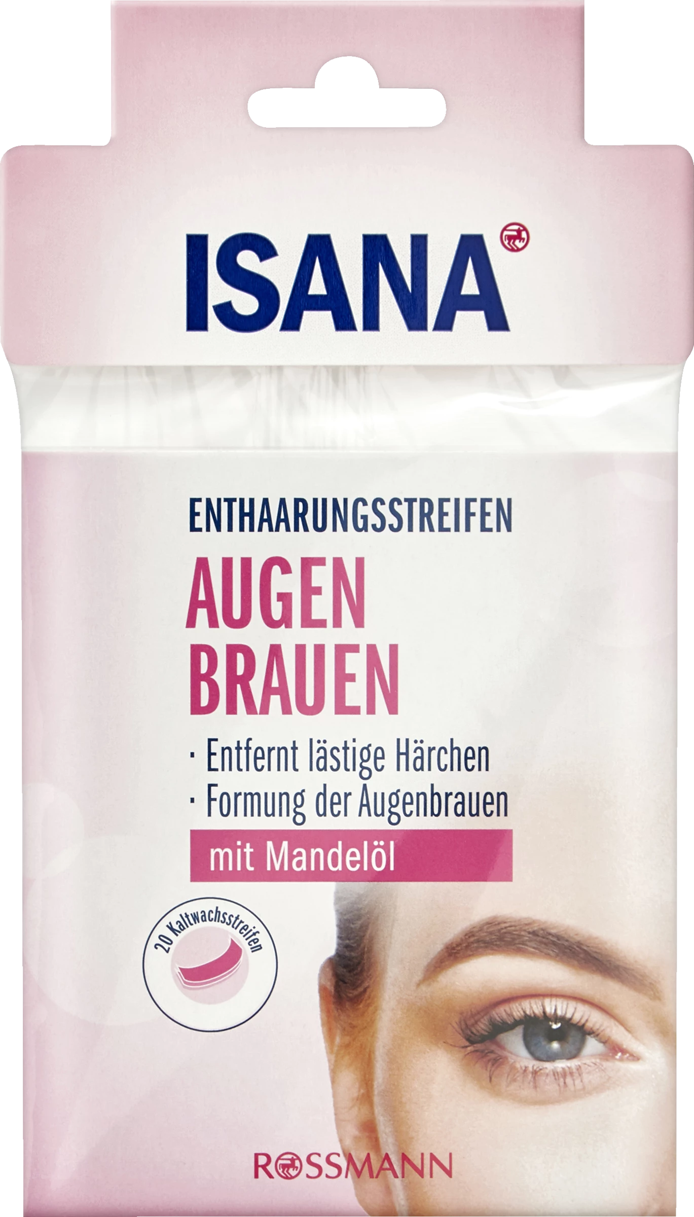 ISANA Augenbrauen Enthaarungsstreifen 1 ISANA Augenbrauen Enthaarungsstreifen