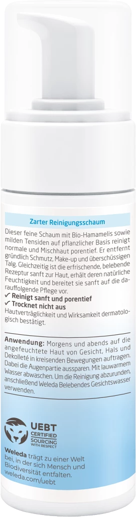 Weleda Zarter Reinigungsschaum 2 Weleda Zarter Reinigungsschaum – Bild 2