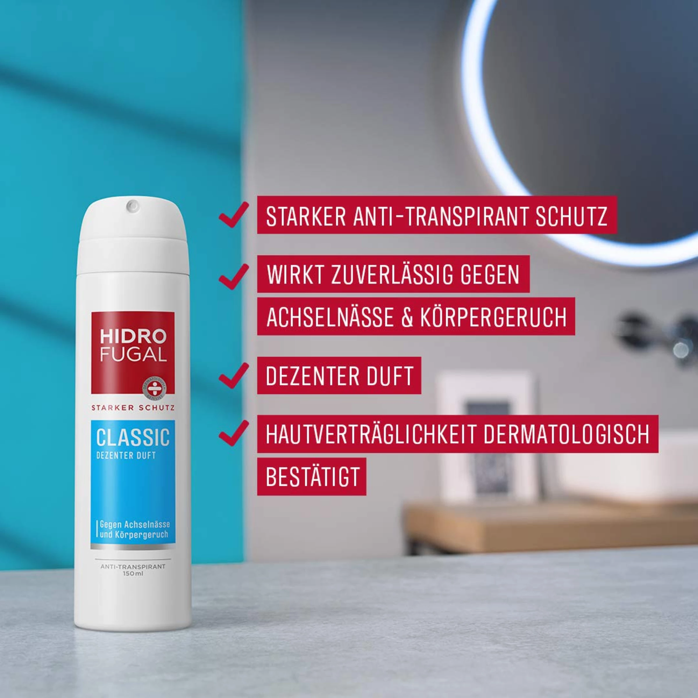 Hidrofugal Classic Anti-Transpirant Spray 4 Hidrofugal Classic Anti-Transpirant Spray – Bild 4