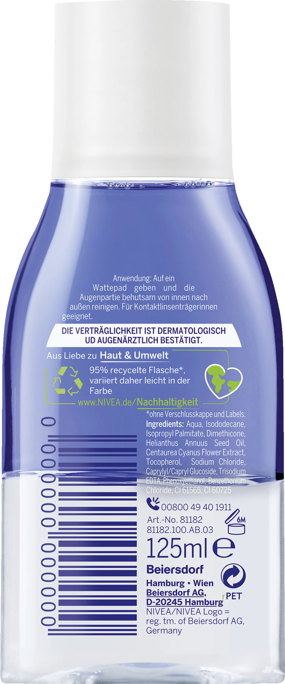 NIVEA Double Effect Augen Make-Up Entferner 2 NIVEA Double Effect Augen Make-Up Entferner – Bild 2