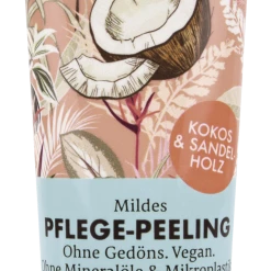Jean&Len Mildes Pflege-Peeling Kokos & Sandelholz