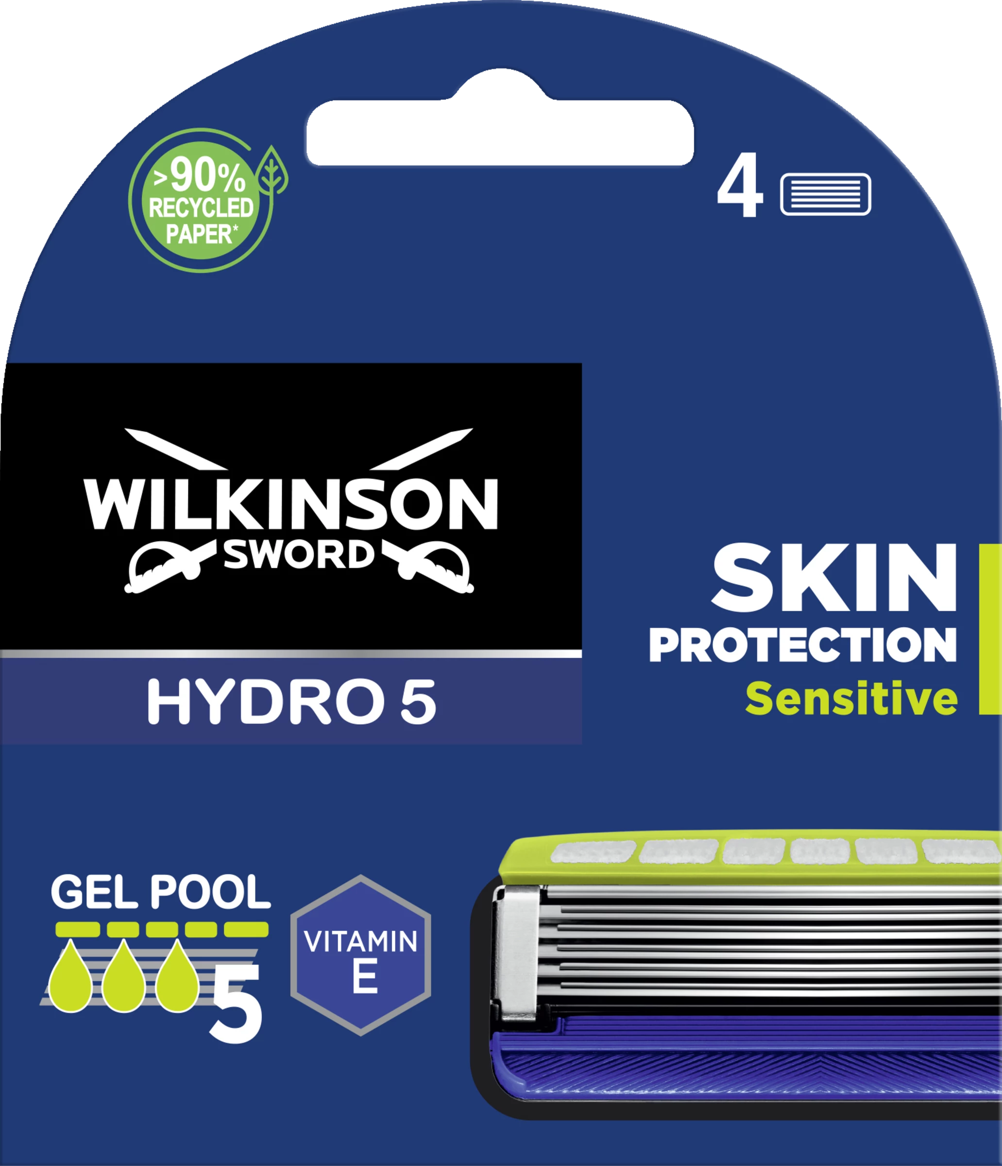Wilkinson Sword Hydro 5 Skin Protection Sensitive Rasierklingen 1 Wilkinson Sword Hydro 5 Skin Protection Sensitive Rasierklingen