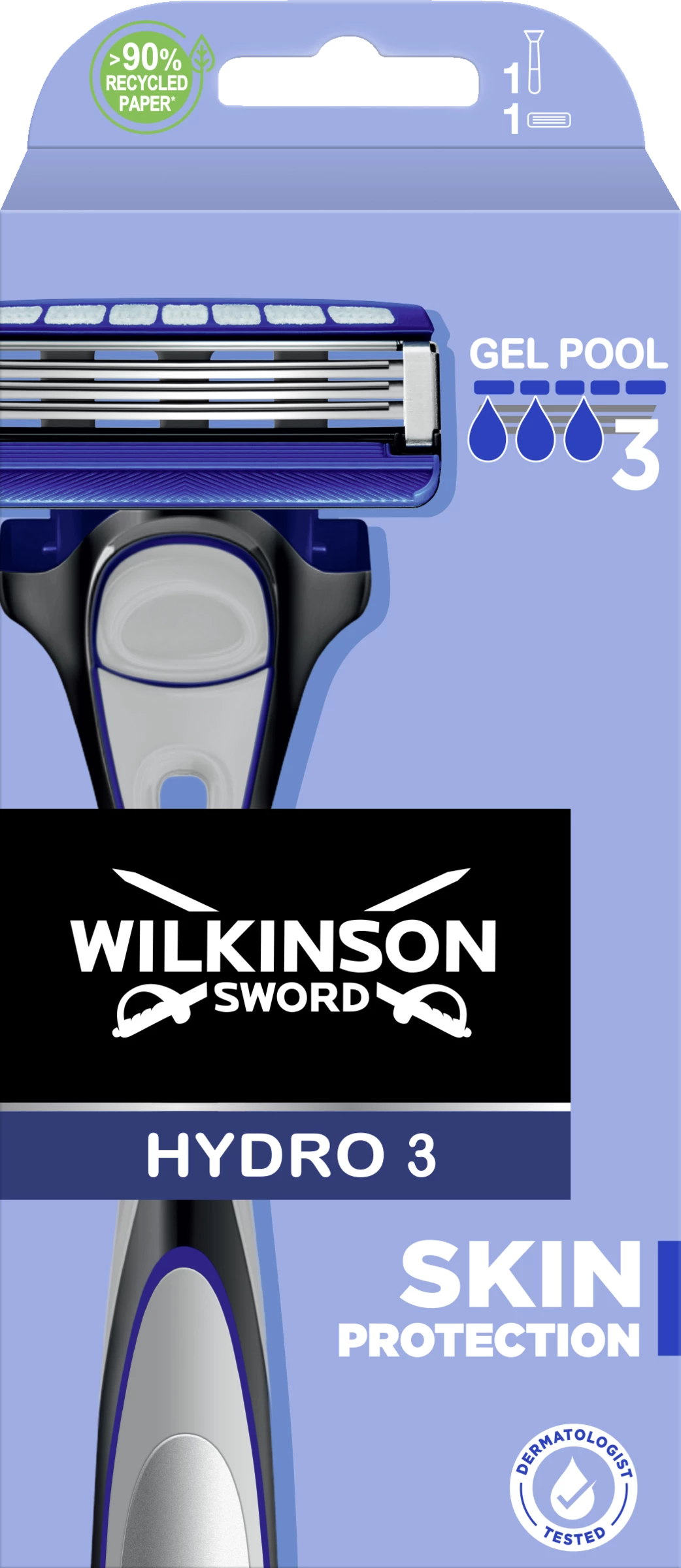 Wilkinson Sword Hydro 3 Skin Protection Rasierer 1 Wilkinson Sword Hydro 3 Skin Protection Rasierer
