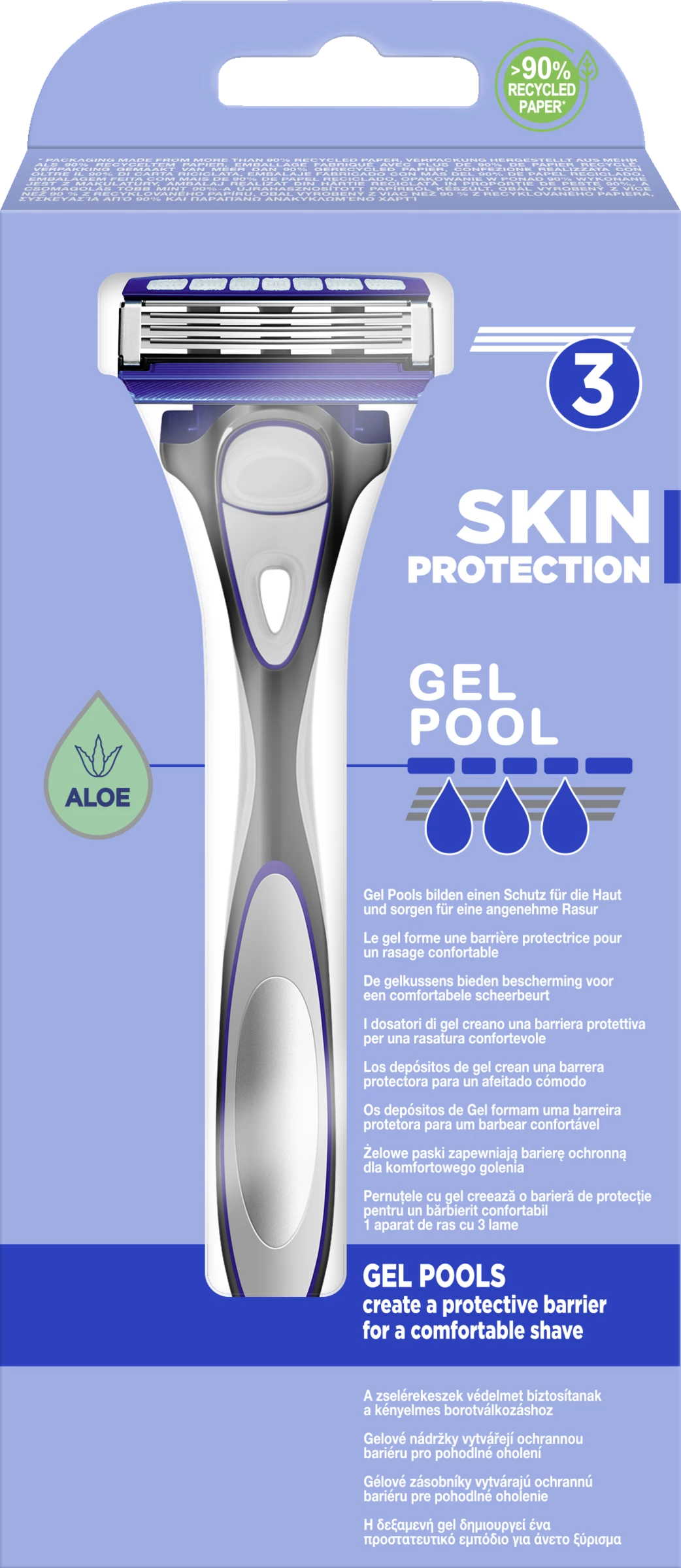 Wilkinson Sword Hydro 3 Skin Protection Rasierer 2 Wilkinson Sword Hydro 3 Skin Protection Rasierer – Bild 2