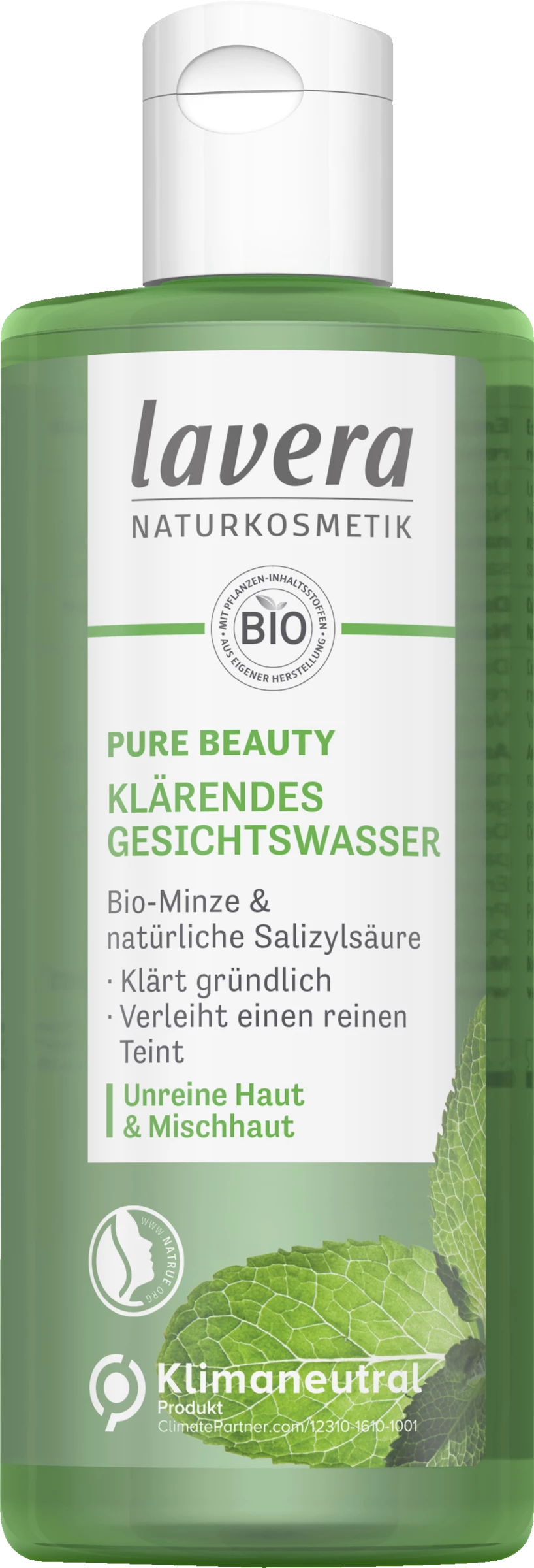Lavera PURE BEAUTY Klärendes Gesichtswasser 1 Lavera PURE BEAUTY Klärendes Gesichtswasser