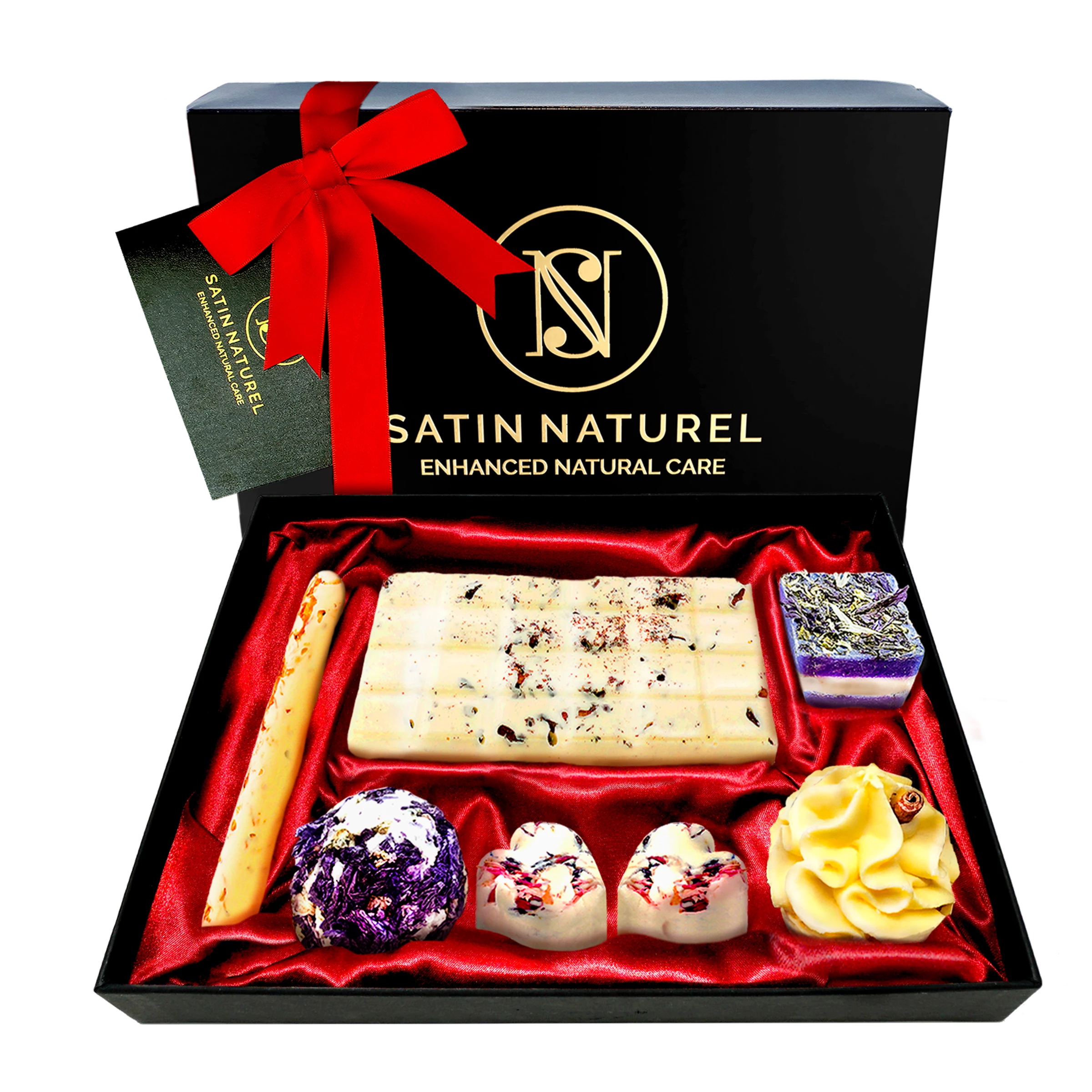 Satin Naturel BIO Badepralinen Oase Der Sinne Geschenkset 1 Satin Naturel BIO Badepralinen Oase Der Sinne Geschenkset