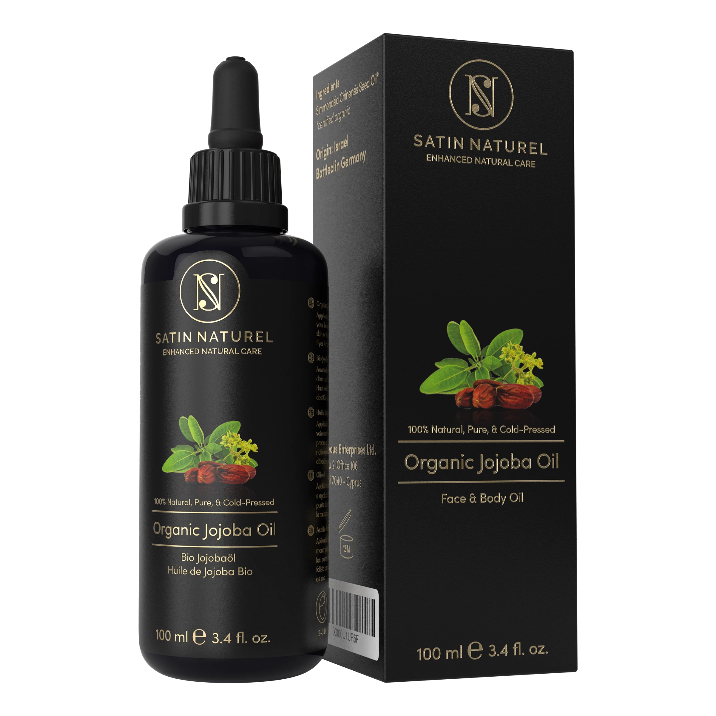 Satin Naturel BIO Jojobaöl 1 Satin Naturel BIO Jojobaöl