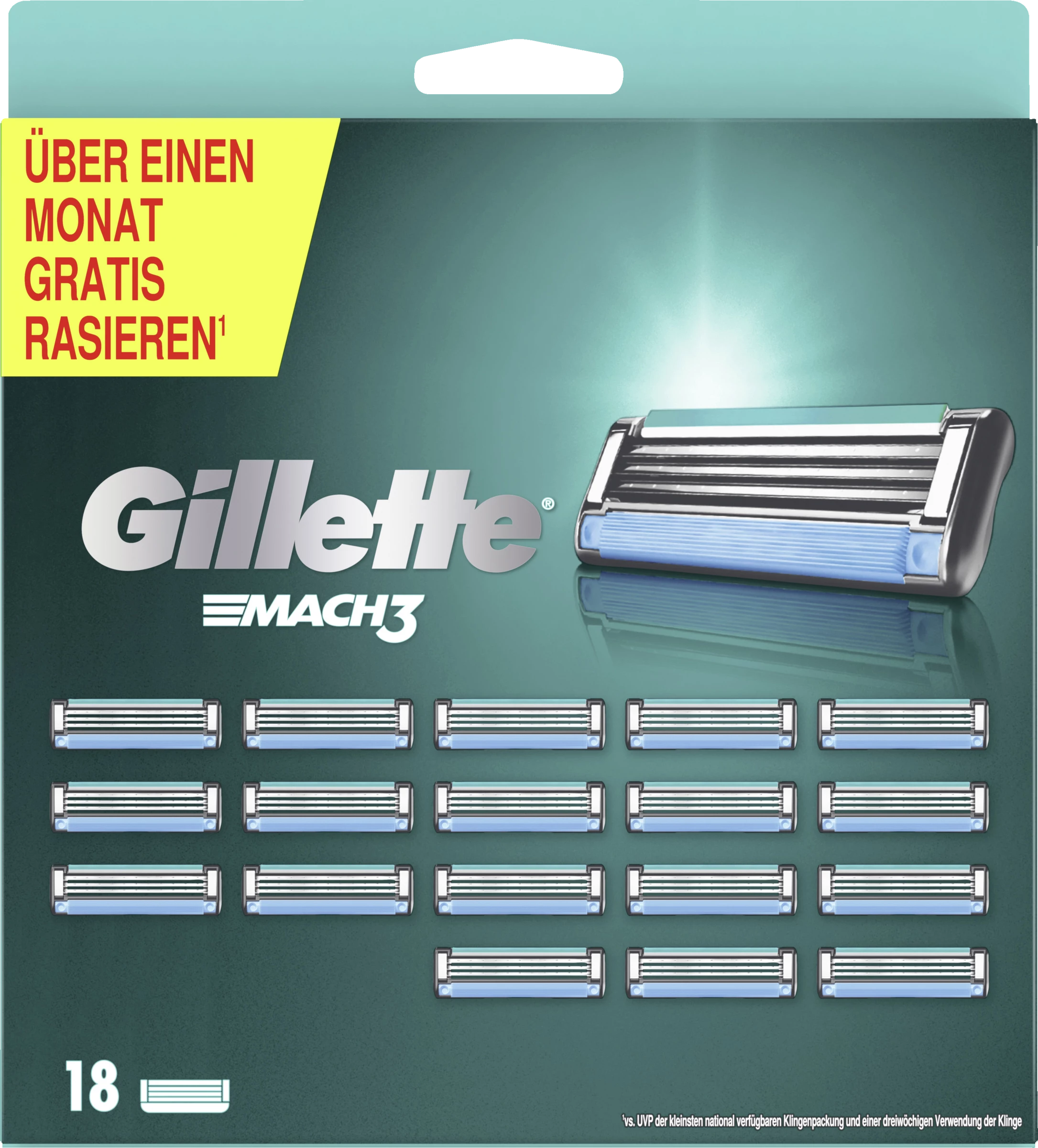 Gillette® Mach3 Rasierklingen 1 Gillette® Mach3 Rasierklingen