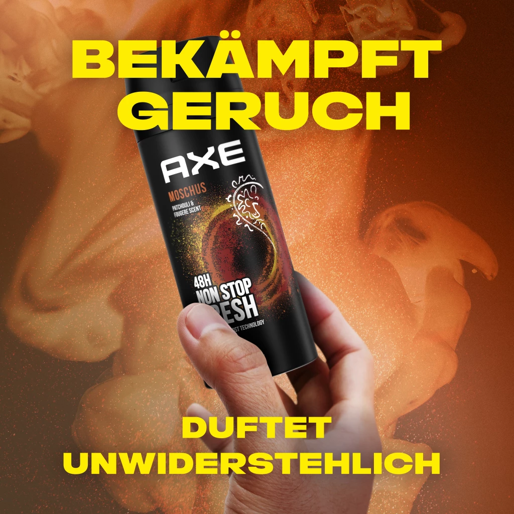 Axe Deo & Body Spray Moschus 2 Axe Deo & Body Spray Moschus – Bild 2