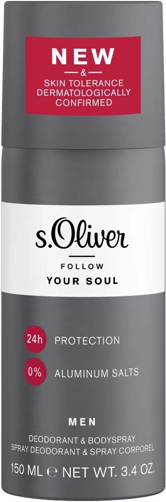 S.Oliver Men Deodorant & Bodyspray Follow Your Soul 1 S.Oliver Men Deodorant & Bodyspray Follow Your Soul