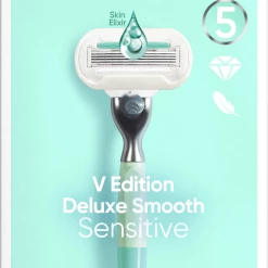 Gillette Venus V Edition Deluxe Smooth Sensitive Rasierer Mit 1 Klinge