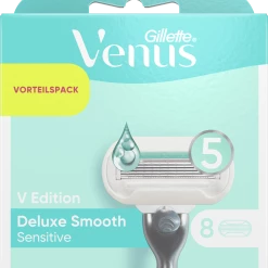Gillette Venus V Edition Deluxe Smooth Sensitive Rasierklingen Vorteilspack