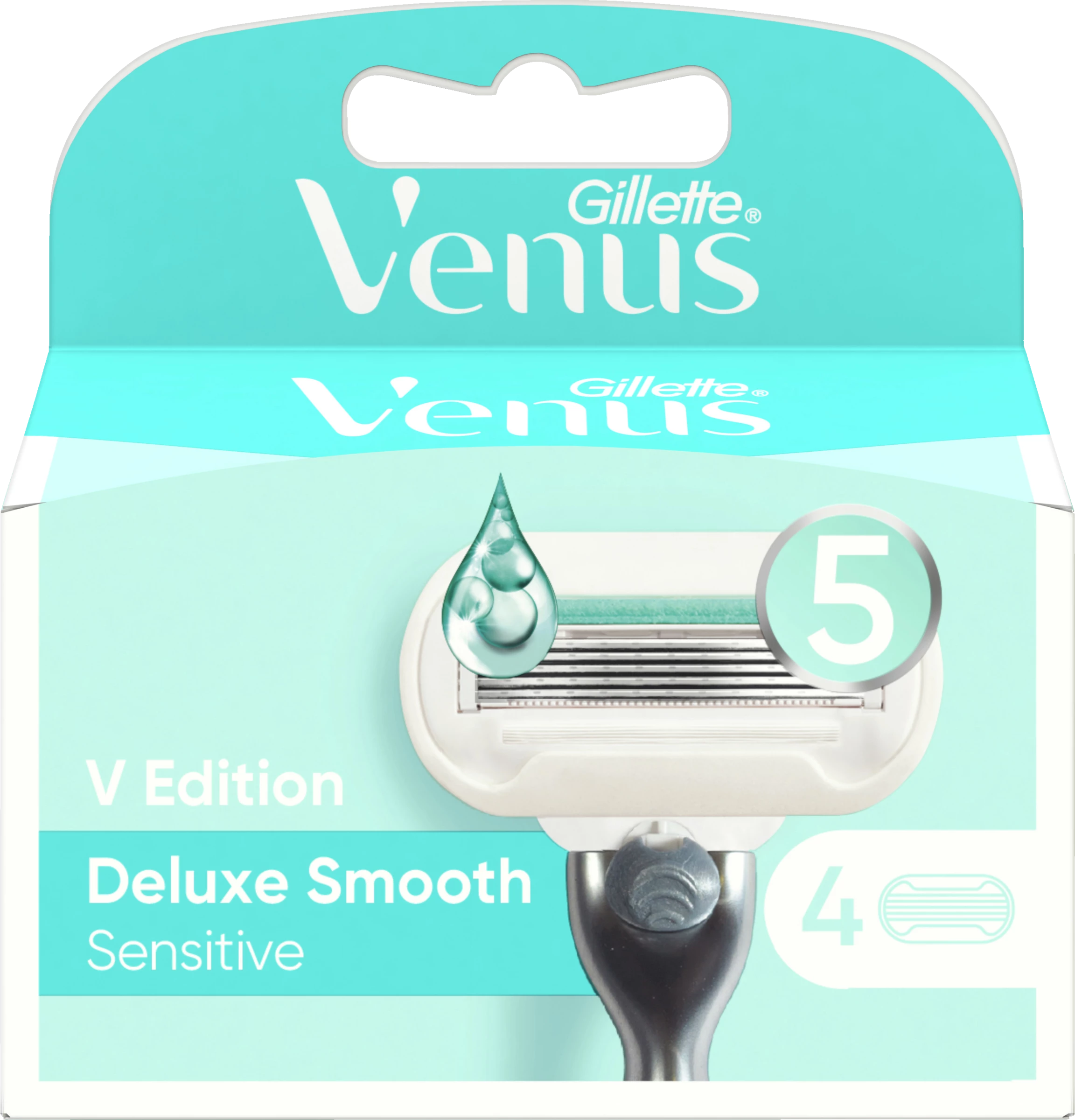 Gillette Venus V Edition Deluxe Smooth Sensitive Rasierklingen 1 Gillette Venus V Edition Deluxe Smooth Sensitive Rasierklingen