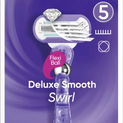 Gillette Venus Deluxe Smooth Swirl Rasierer Mit 1 Klinge