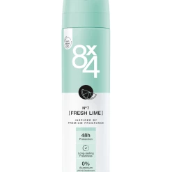 8x4 Deodorant Spray N°7 Fresh Lime
