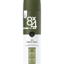 8x4 MEN Anti-Transpirant Spray N°8 Wild Oak