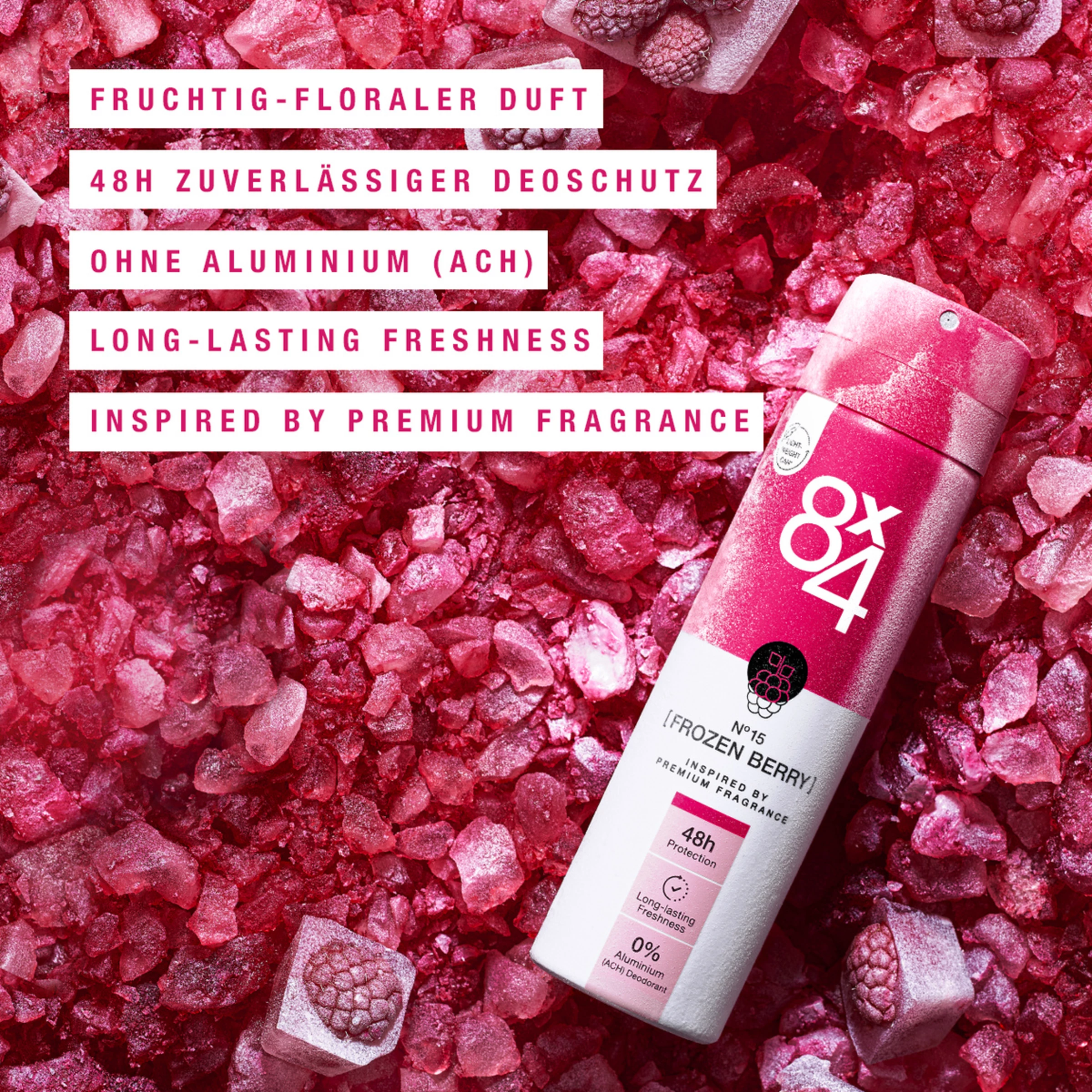 8x4 Deodorant Spray N°15 Frozen Berry 4 8x4 Deodorant Spray N°15 Frozen Berry – Bild 4