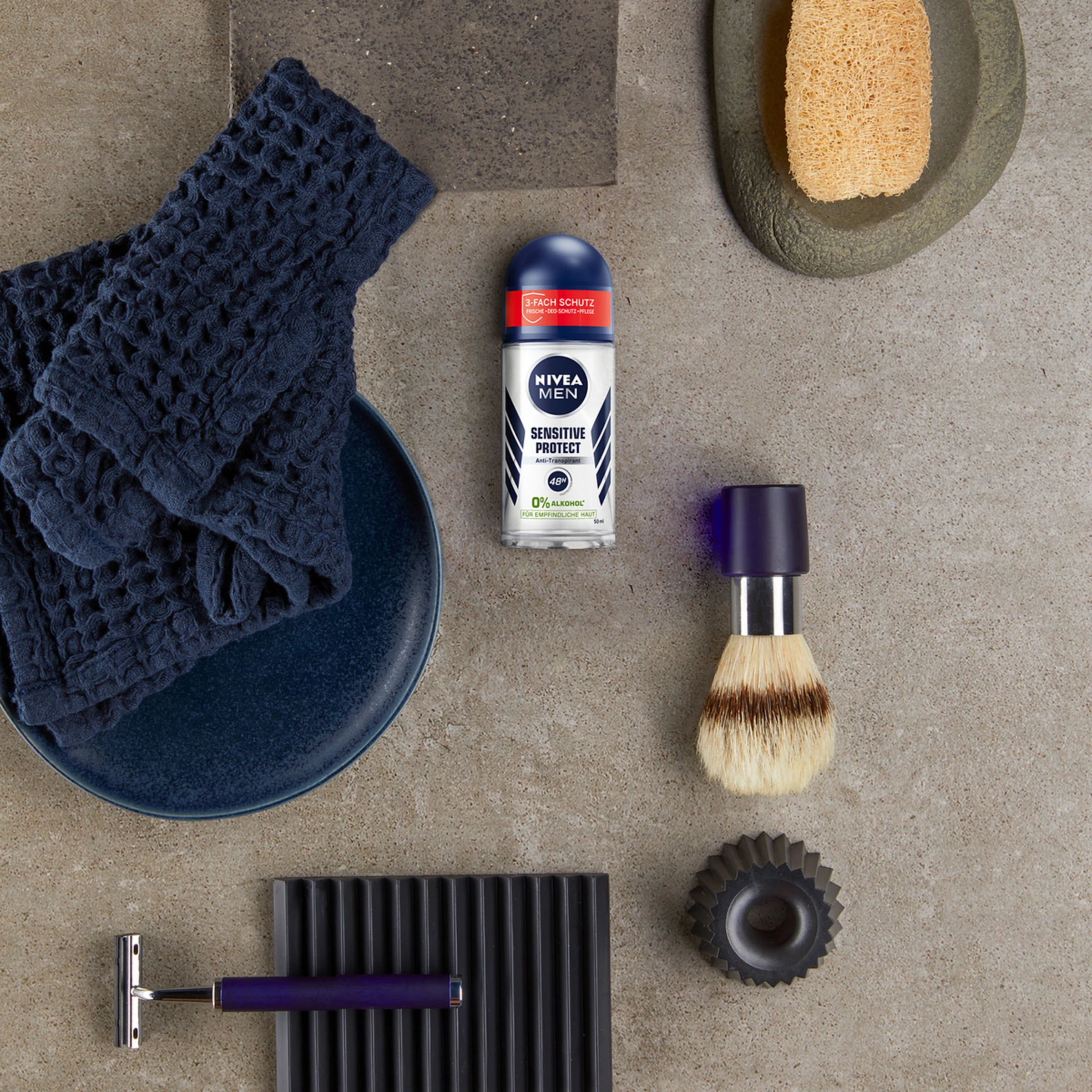 NIVEA MEN Deo Roll-On Sensitive Protect Anti-Transpirant 4 NIVEA MEN Deo Roll-On Sensitive Protect Anti-Transpirant – Bild 4