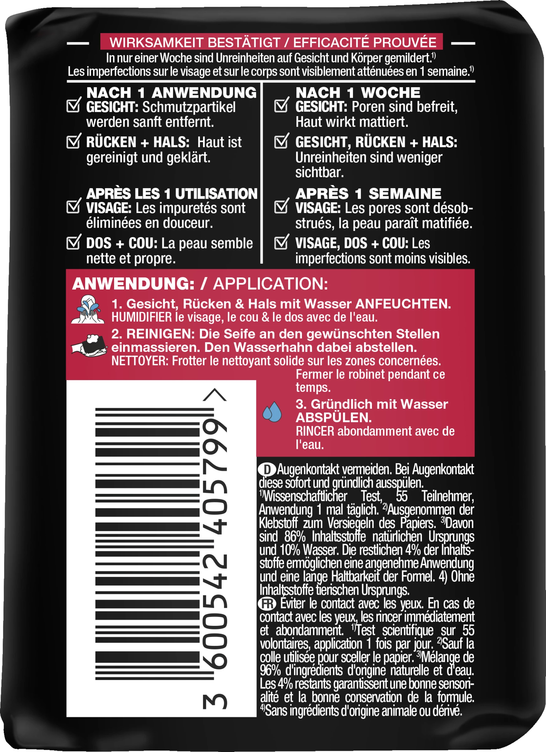 Garnier SkinActive Hautklar Pure Active Feste Reinigung Mit Kohle 2 Garnier SkinActive Hautklar Pure Active Feste Reinigung Mit Kohle – Bild 2