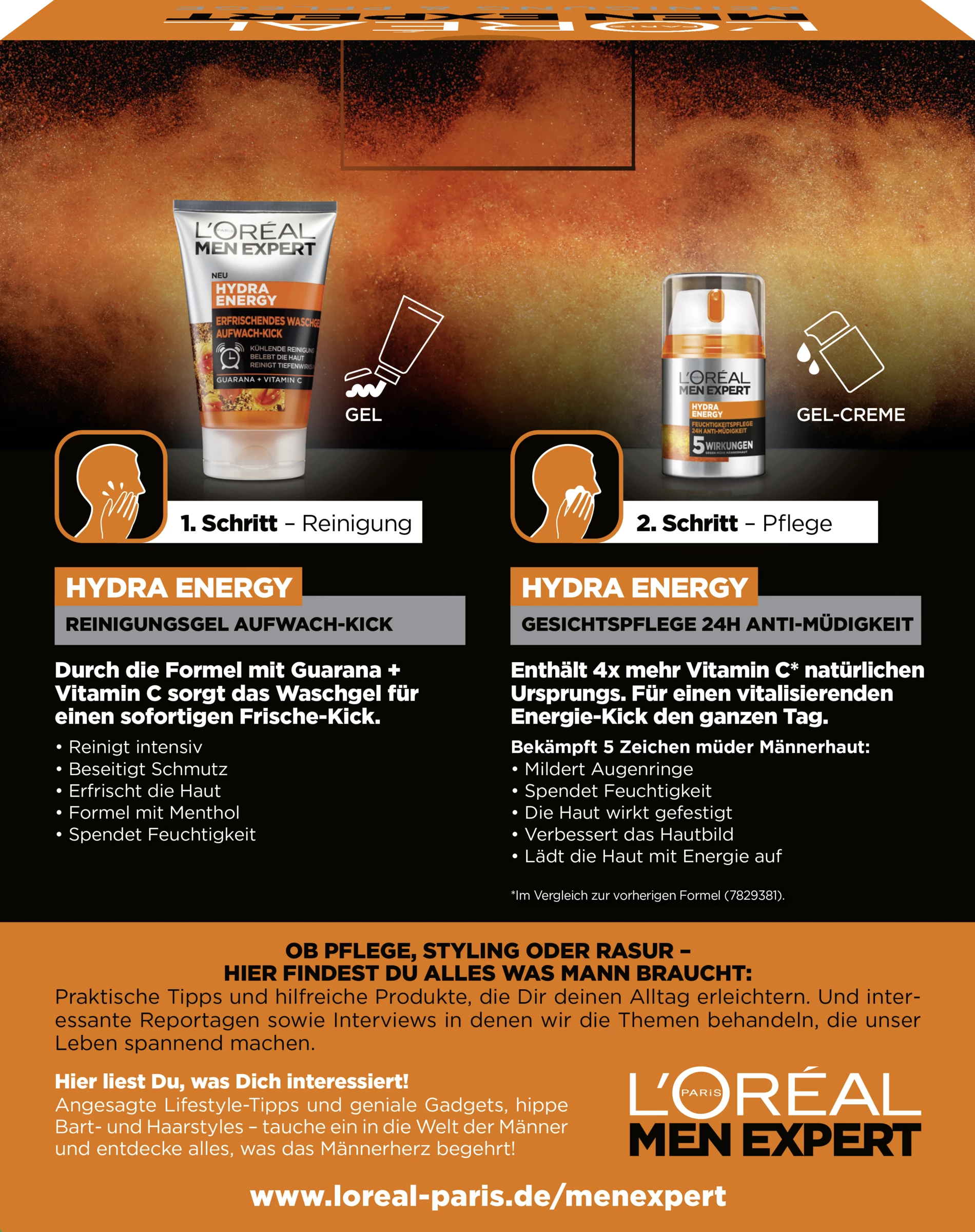 L’Oréal Paris Men Expert Hydra Energy Geschenkset 2 L’Oréal Paris Men Expert Hydra Energy Geschenkset – Bild 2