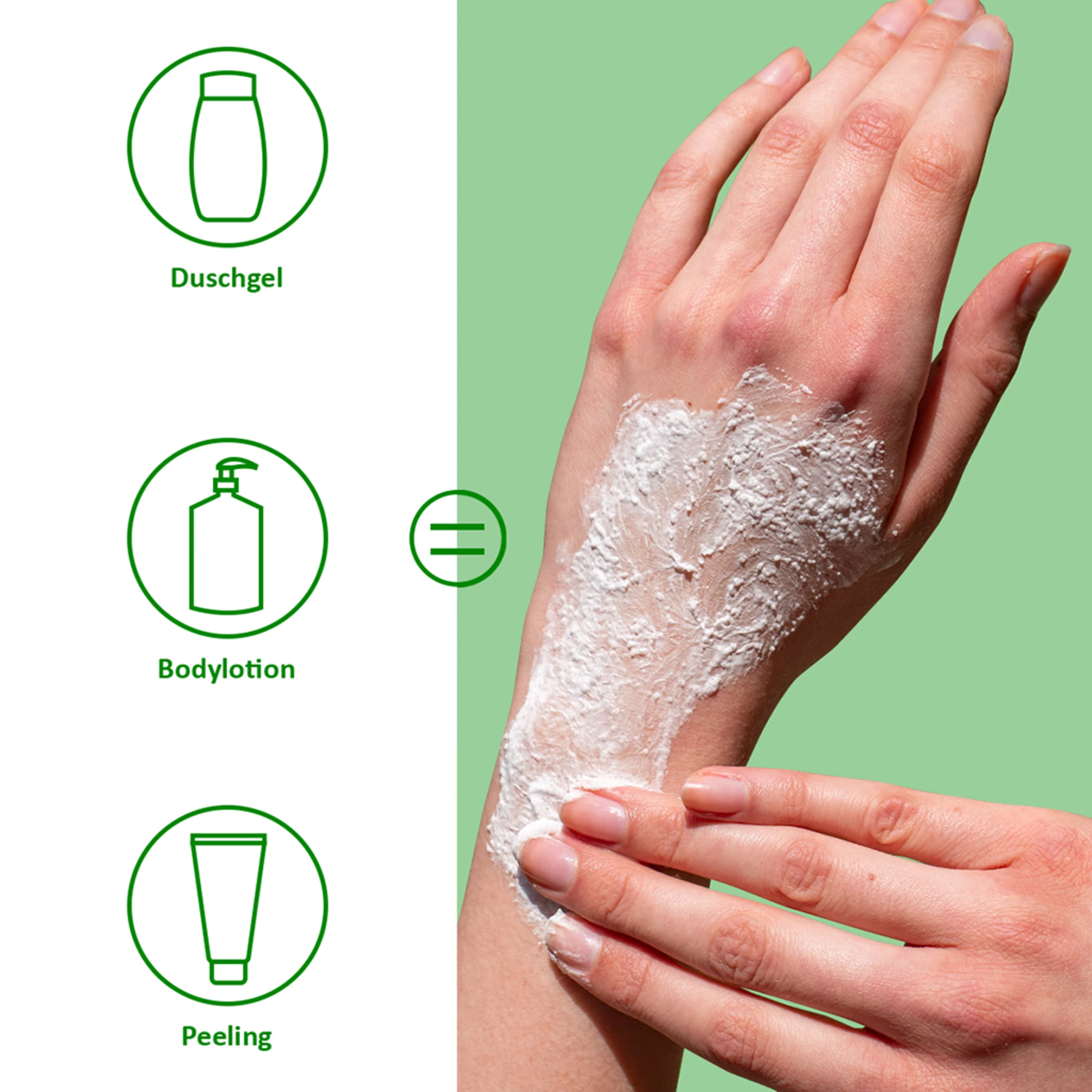 Puremetics 3in1 Dusch-Fluff Limette Mit Meersalzpeeling 3 Puremetics 3in1 Dusch-Fluff Limette Mit Meersalzpeeling – Bild 3