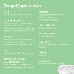 Puremetics 3in1 Dusch-Fluff Limette Mit Meersalzpeeling 7 Puremetics 3in1 Dusch-Fluff Limette Mit Meersalzpeeling -Satin Naturel shop MAM 7371995 SHOP IMAGE 1.4