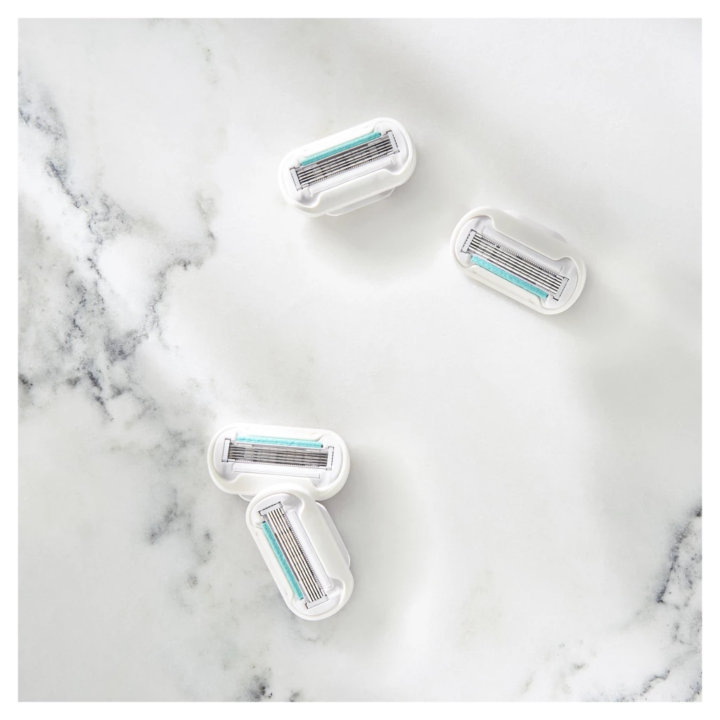 Gillette Venus Deluxe Smooth Sensitive Rasierklingen 3 Gillette Venus Deluxe Smooth Sensitive Rasierklingen – Bild 3