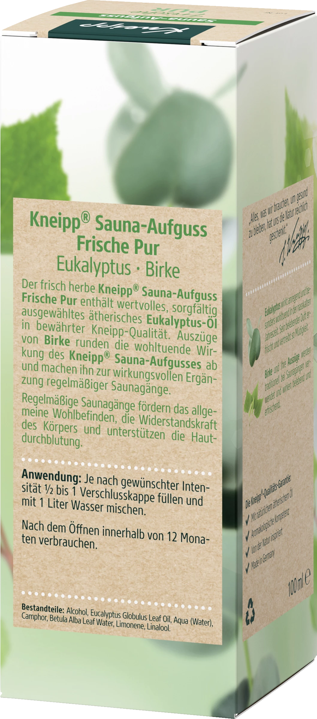 Kneipp Sauna-Aufguss Frische Pur 4 Kneipp Sauna-Aufguss Frische Pur – Bild 4