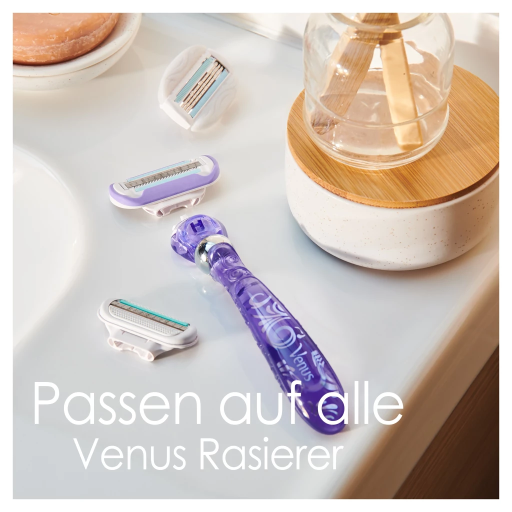 Gillette Venus Deluxe Smooth Swirl Rasierklingen 2 Gillette Venus Deluxe Smooth Swirl Rasierklingen – Bild 2
