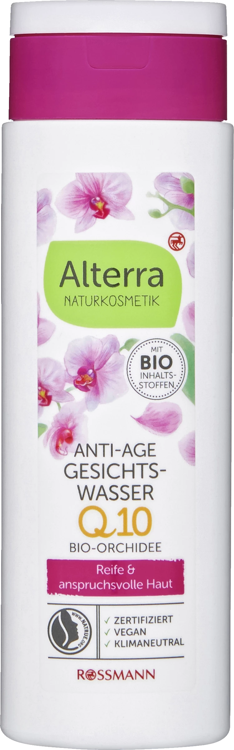 Alterra NATURKOSMETIK Anti-Age-Gesichtswasser Orchidee 1 Alterra NATURKOSMETIK Anti-Age-Gesichtswasser Orchidee