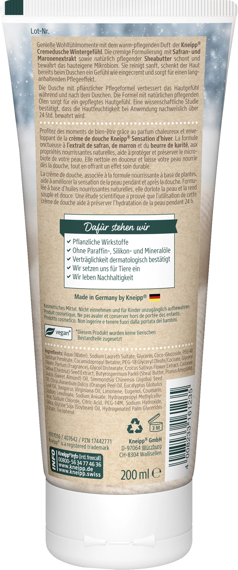 Kneipp Cremedusche Wintergefühl 2 Kneipp Cremedusche Wintergefühl – Bild 2