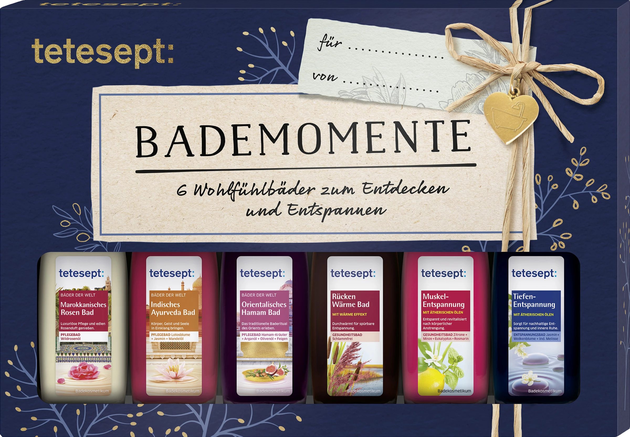 Tetesept Geschenkset Bademomente 1 Tetesept Geschenkset Bademomente