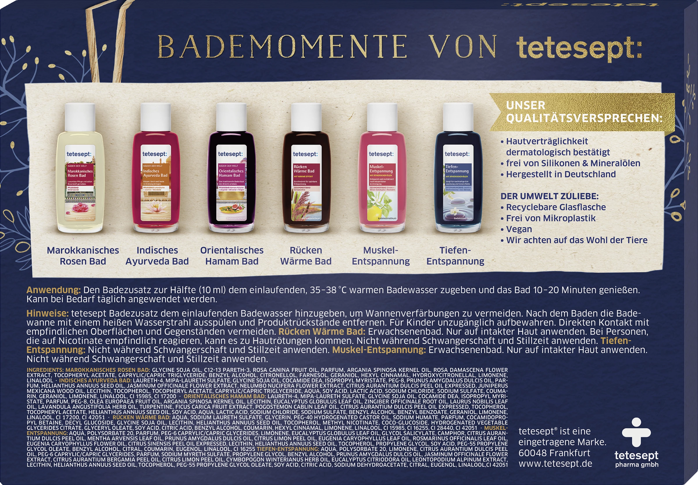 Tetesept Geschenkset Bademomente 2 Tetesept Geschenkset Bademomente – Bild 2