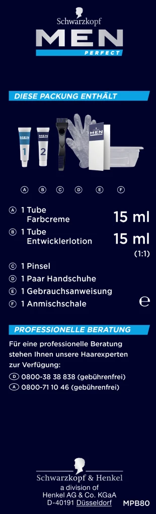 Schwarzkopf Men Perfect Bart Coloration 80 Natur-Schwarzbraun 3 Schwarzkopf Men Perfect Bart Coloration 80 Natur-Schwarzbraun – Bild 3