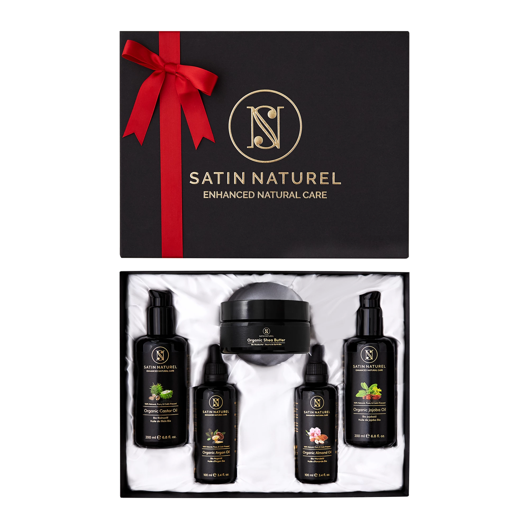 Satin Naturel Natürliches Bio Körperpflegeset XXL 1 Satin Naturel Natürliches Bio Körperpflegeset XXL