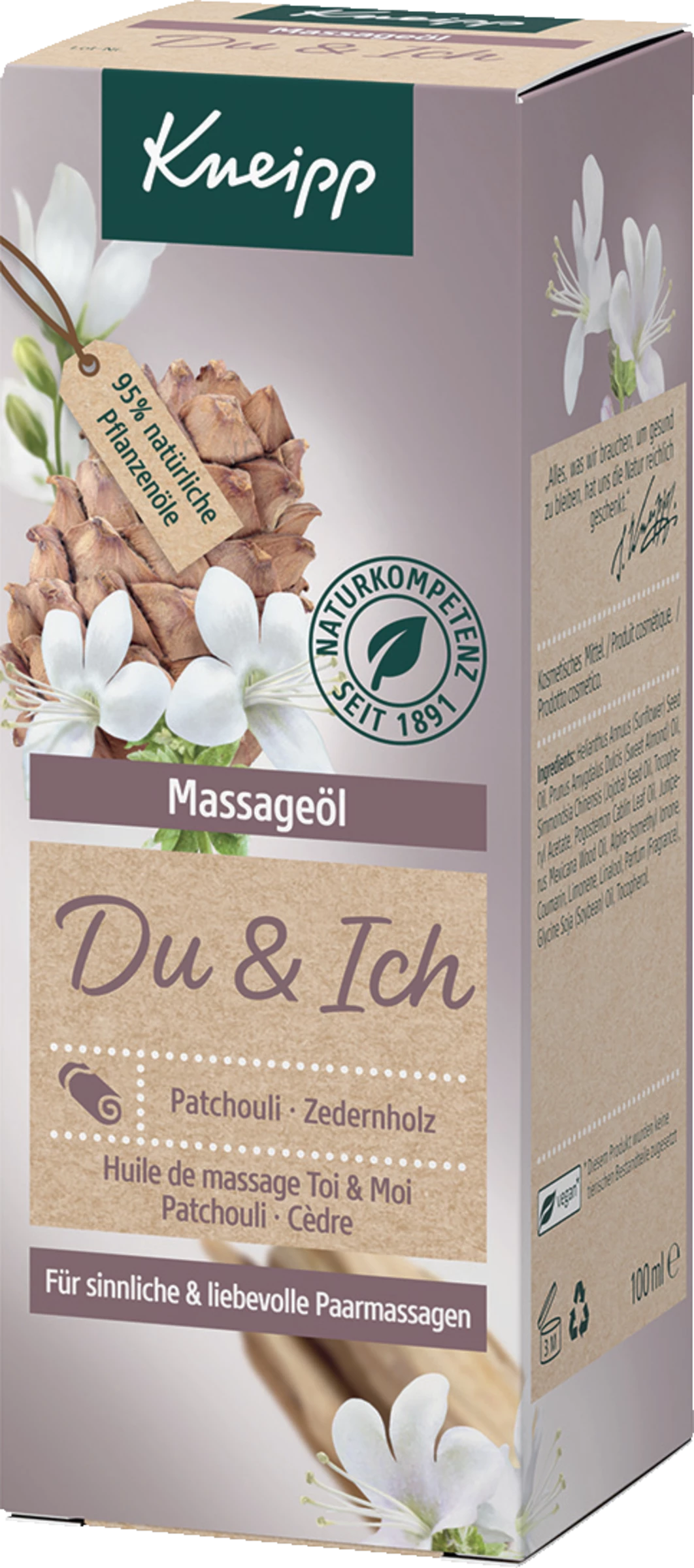 Kneipp Massageöl Du & Ich 1 Kneipp Massageöl Du & Ich