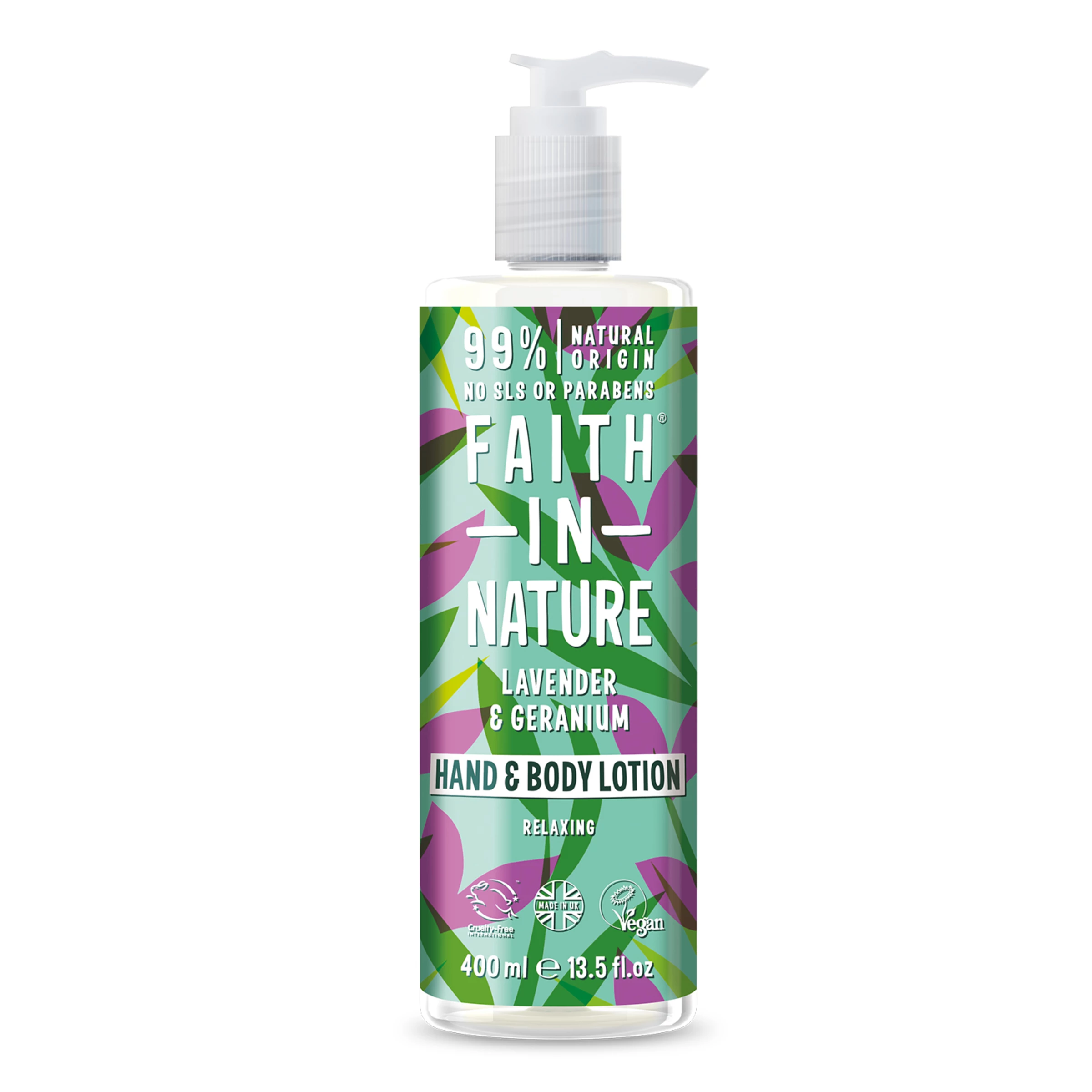 Faith In Nature Hand & Body Lotion Lavendel & Geranie 1 Faith In Nature Hand & Body Lotion Lavendel & Geranie