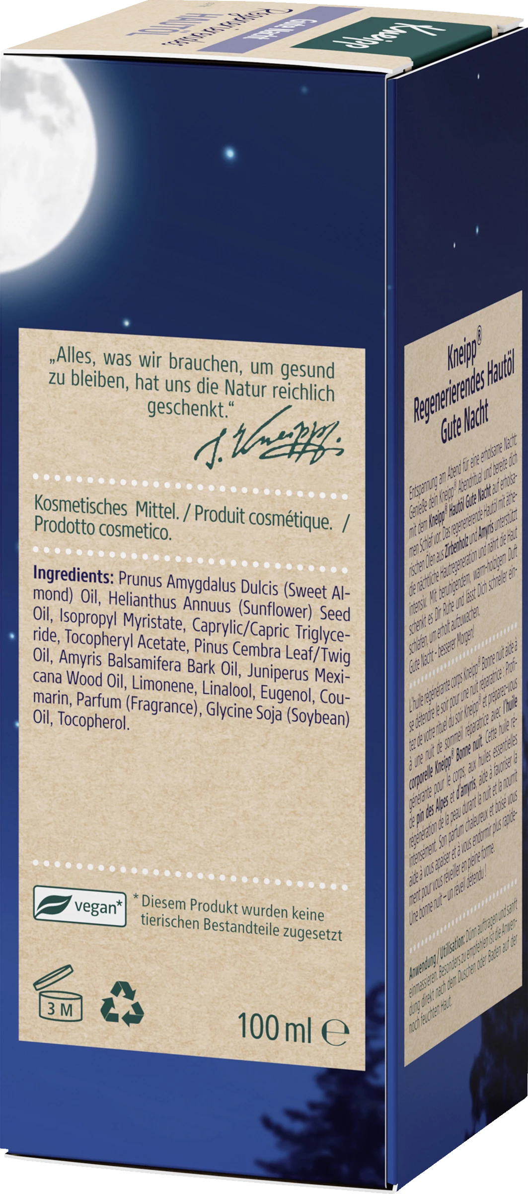 Kneipp Regenerierendes Hautöl Gute Nacht 2 Kneipp Regenerierendes Hautöl Gute Nacht – Bild 2