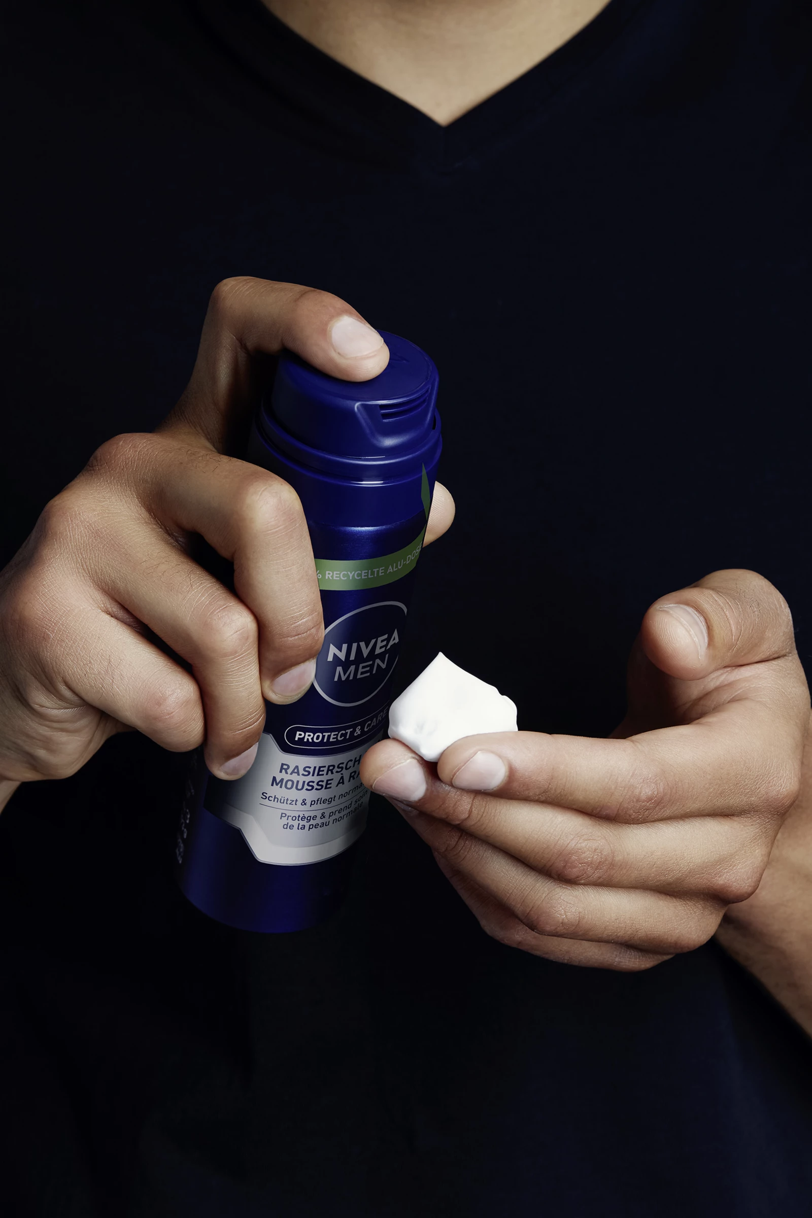 NIVEA MEN Protect+Care Rasierschaum 5 NIVEA MEN Protect+Care Rasierschaum – Bild 5